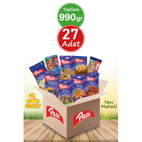 Lezzeti Keşfet Lüx Paket 990 gr - 27 Paket (NATUREL 1. KALİTE)