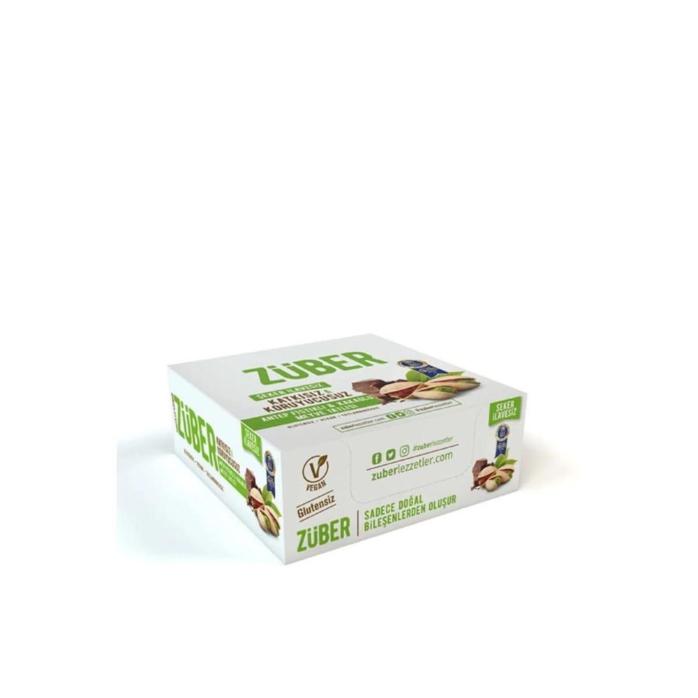 Antep Fıstıklı Ve Kakaolu Meyve Tatlısı - 12 Adet X 40gr