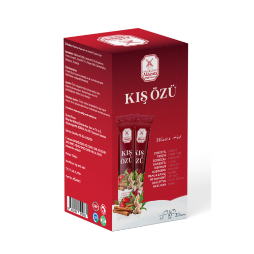 Winter Hot Kış Özü 20 Şase Hibiskus, Havlıcan, Tarçın, Damla Sakızı Ve Zencefil Içeren Çay