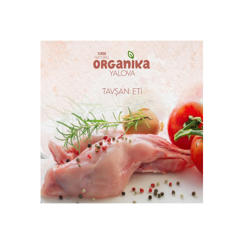 Organik Tavşan Eti 1100-1400gr