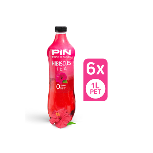 Hibiskus Çayı - Şekersiz & Kalorisiz 1 Litre X 6 Adet