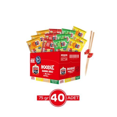 Oba Mie Karma Çeşnili Noodle 40'lı