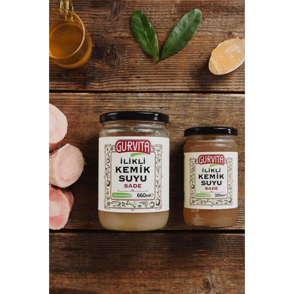 Jöle Kıvamında Ilikli Kemik Suyu Sade 660 ml