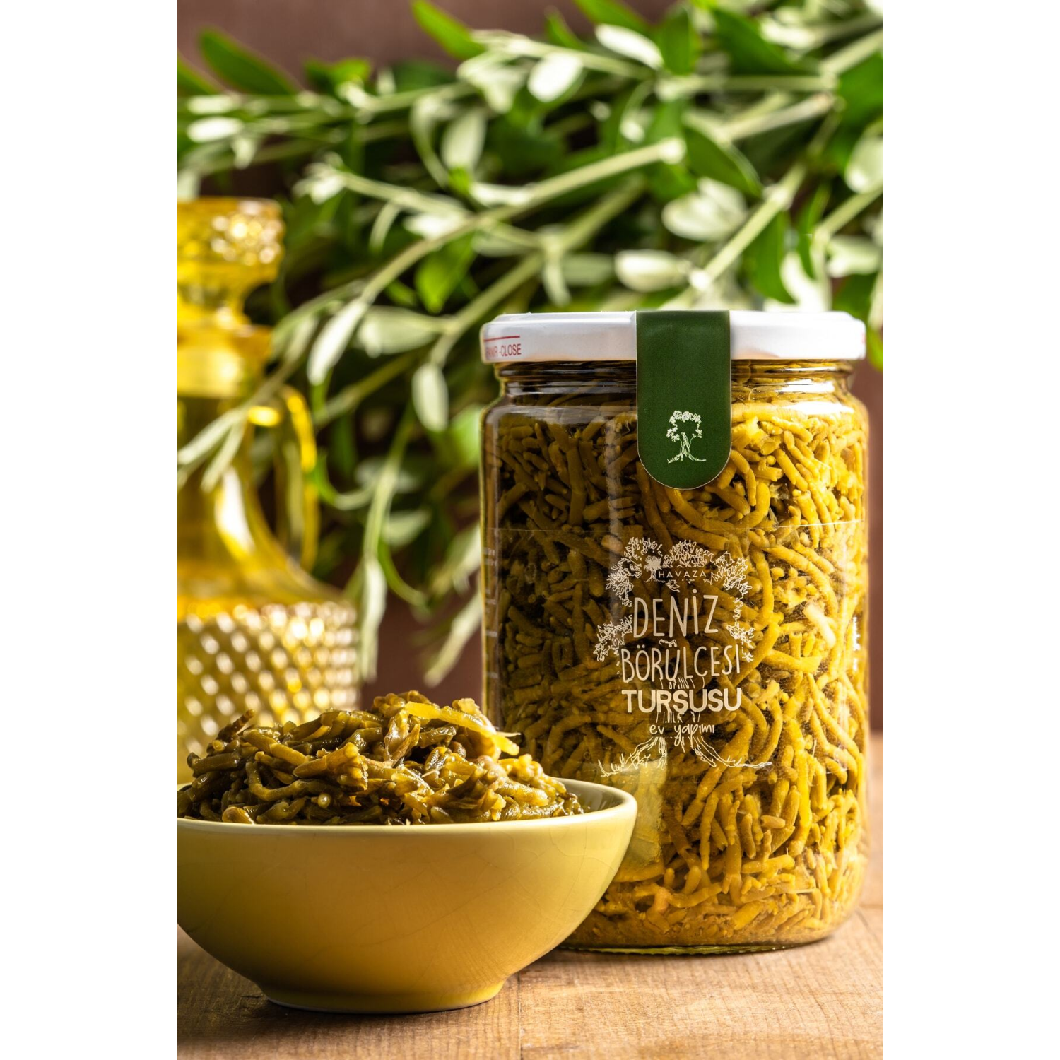 Deniz Börülcesi Turşusu-720 Gr. (ev Yapımı)