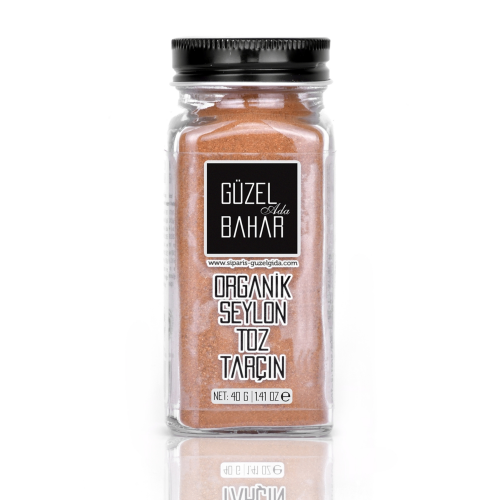 Organik Seylon Toz Tarçın 40gr