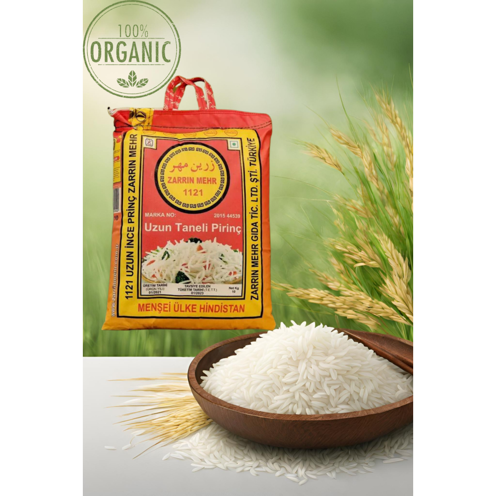 Zarrın Mehr Basmatı Pirinç 5kg