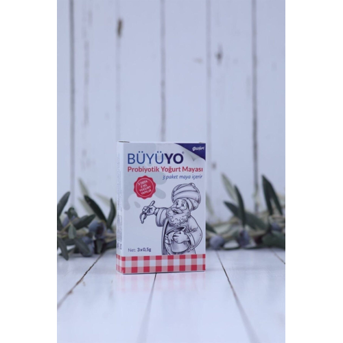 Büyüyo - Doğal Probiyotik Yoğurt Mayası 3 X 0.5 Gr