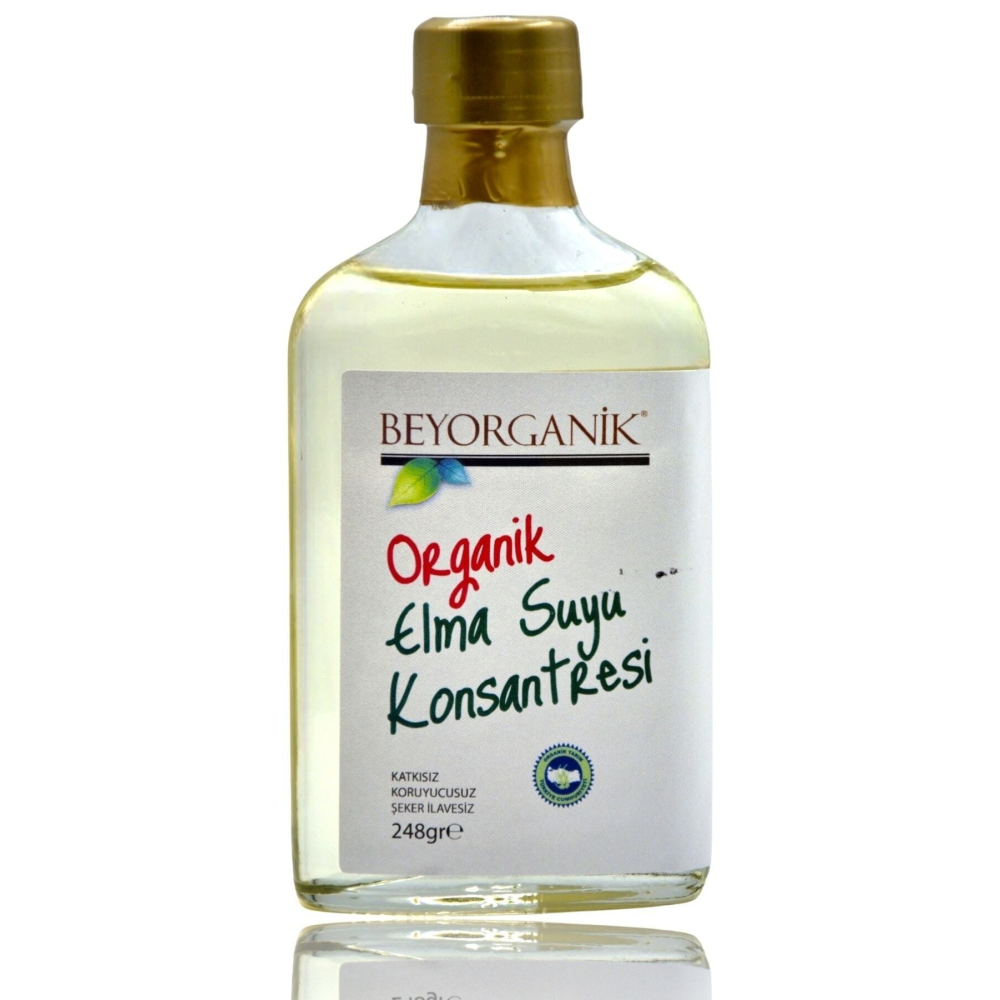 Organik Elma Suyu Konsantresi %100 Elma 248gr