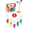 Sıvı Gıda Boyası Seti 5 Adet 5 Renk 10 ml X Su Bazlı Likit Gıda Boyaları Set 1 5 Adet