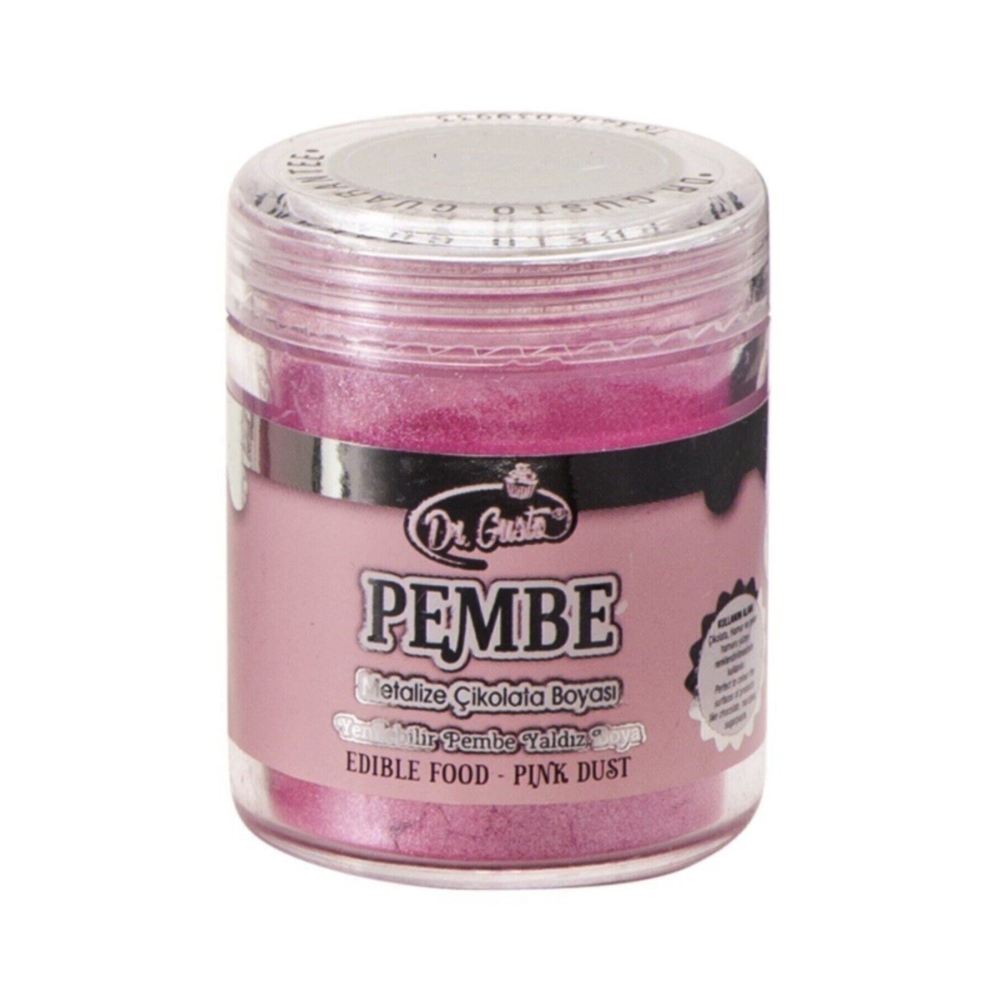 Yenilebilir Yaldızlı Sim Boya Pembe 10 Gr