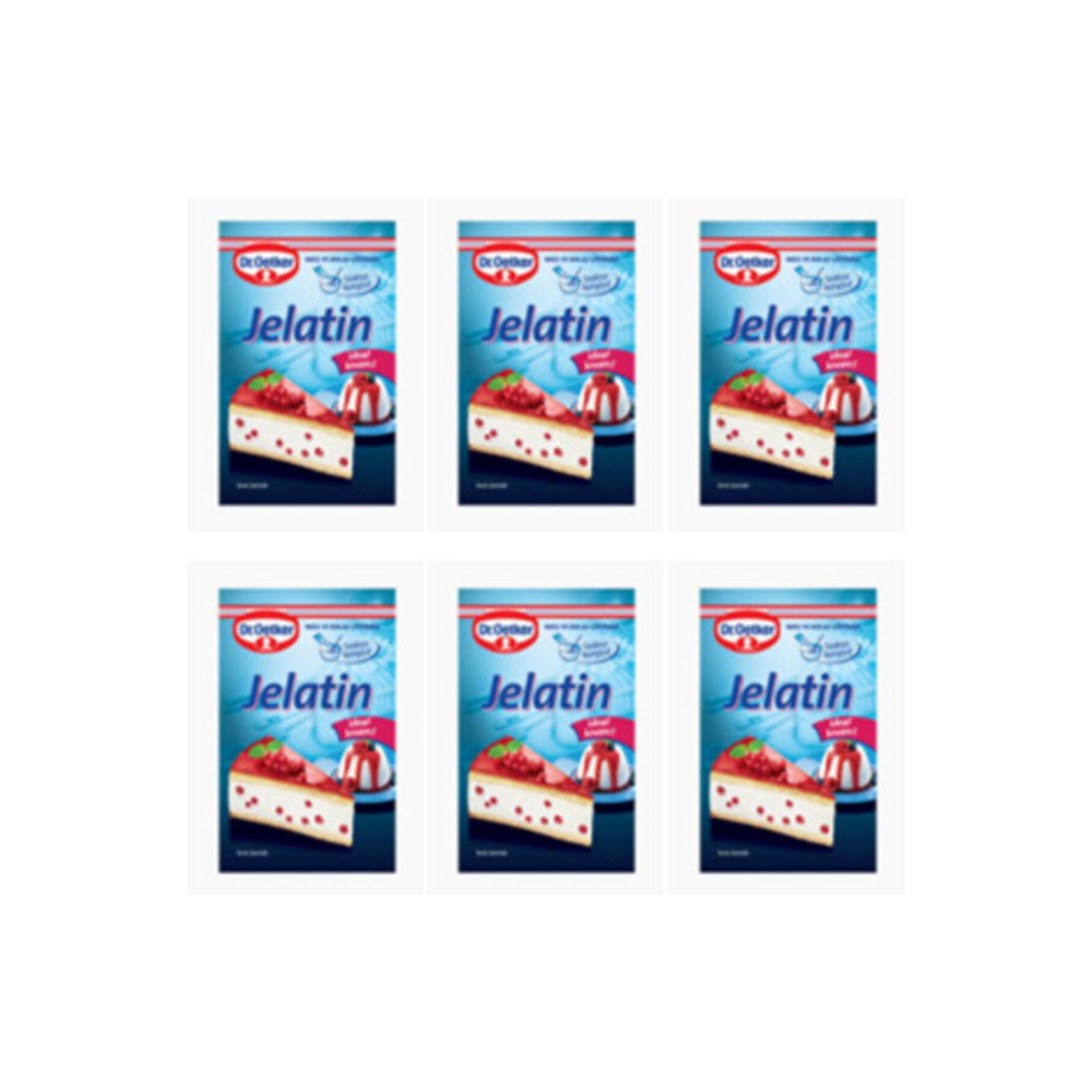 Dr Oetker Jelatin 6 Adet