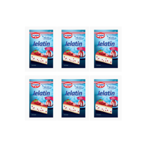 Dr Oetker Jelatin 6 Adet