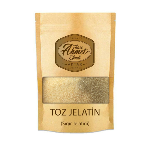 Toz Sığır Jelatin 100 gr 240 Bloom ( % 100 Saf Sığır Domuz Içermez)