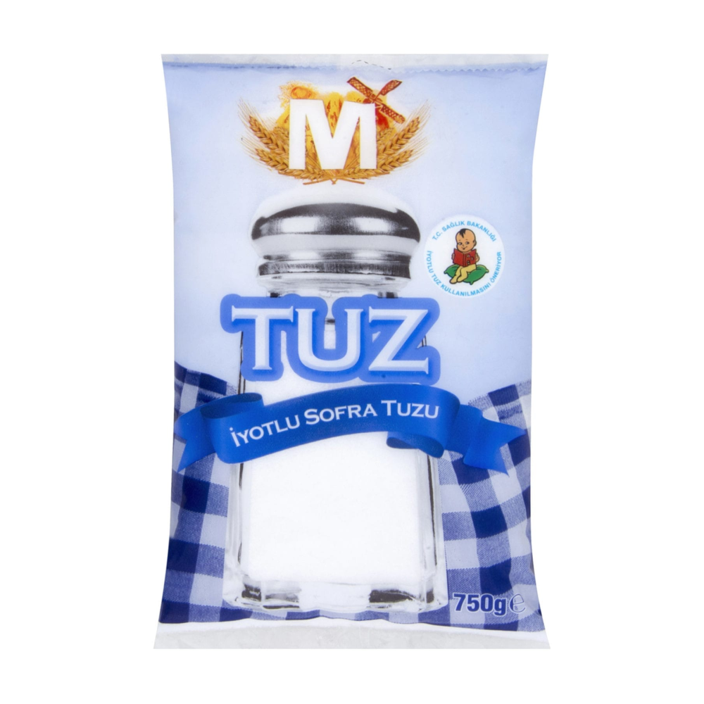 İyotlu Sofra Tuzu 750 gr