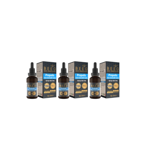 3 Adet 20 Ml Suda Çözünür Propolis Damla