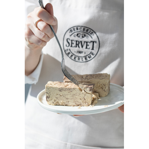 Rafine Şeker Ilavesiz - Kakaolu Taze Tahin Helvası 400 gr