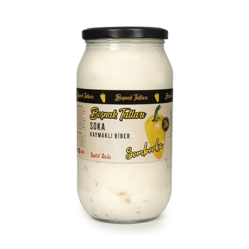 Soka Kaymaklı Boşnak Somborka Biberi Turşusu