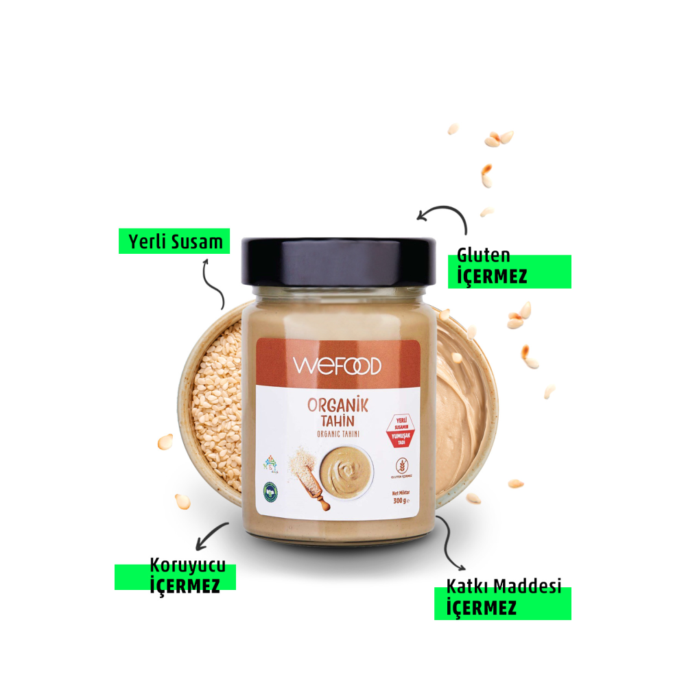 Organik Tahin 300 gr Yerli Susam