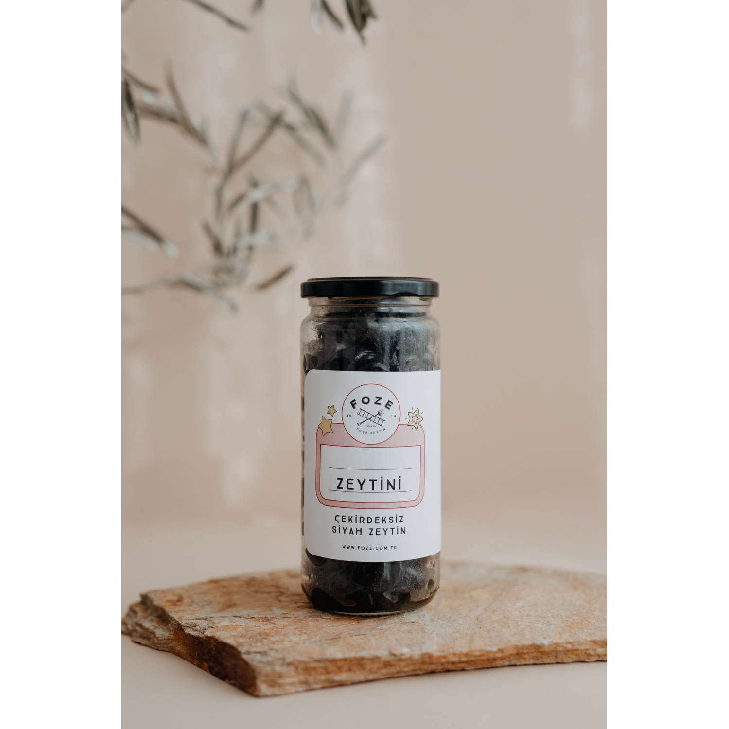 Çekirdeksiz Çocuk Zeytini - Siyah 300 Gr