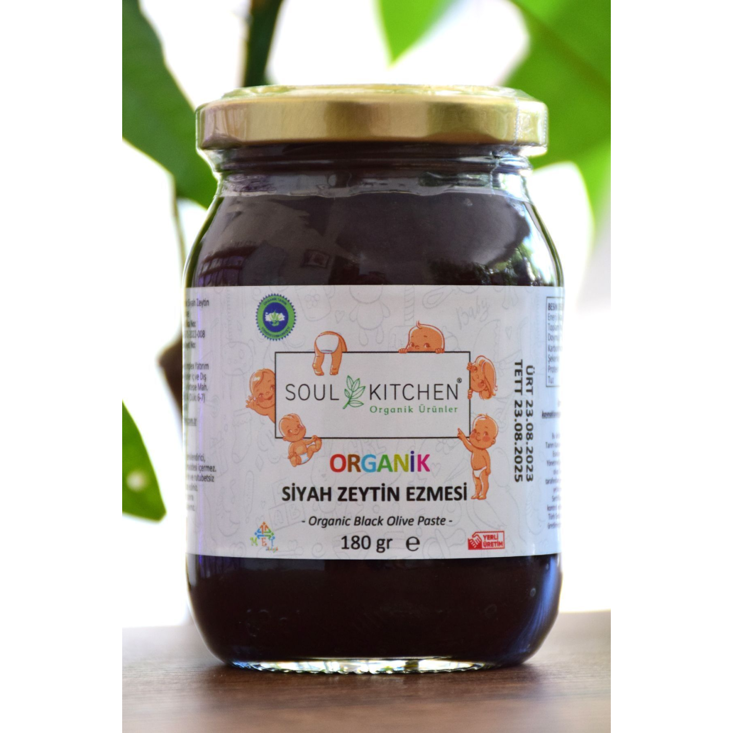 Organik Bebek Zeytin Ezmesi 180gr