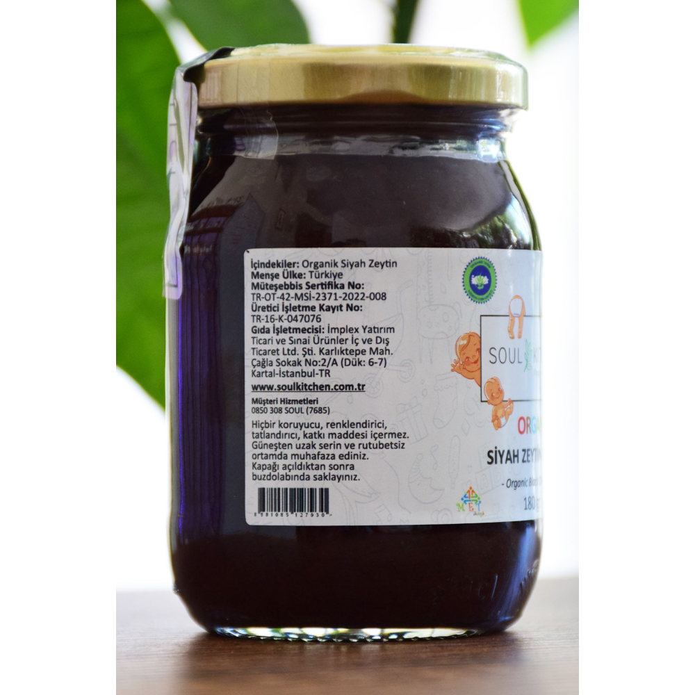 Organik Bebek Zeytin Ezmesi 180gr