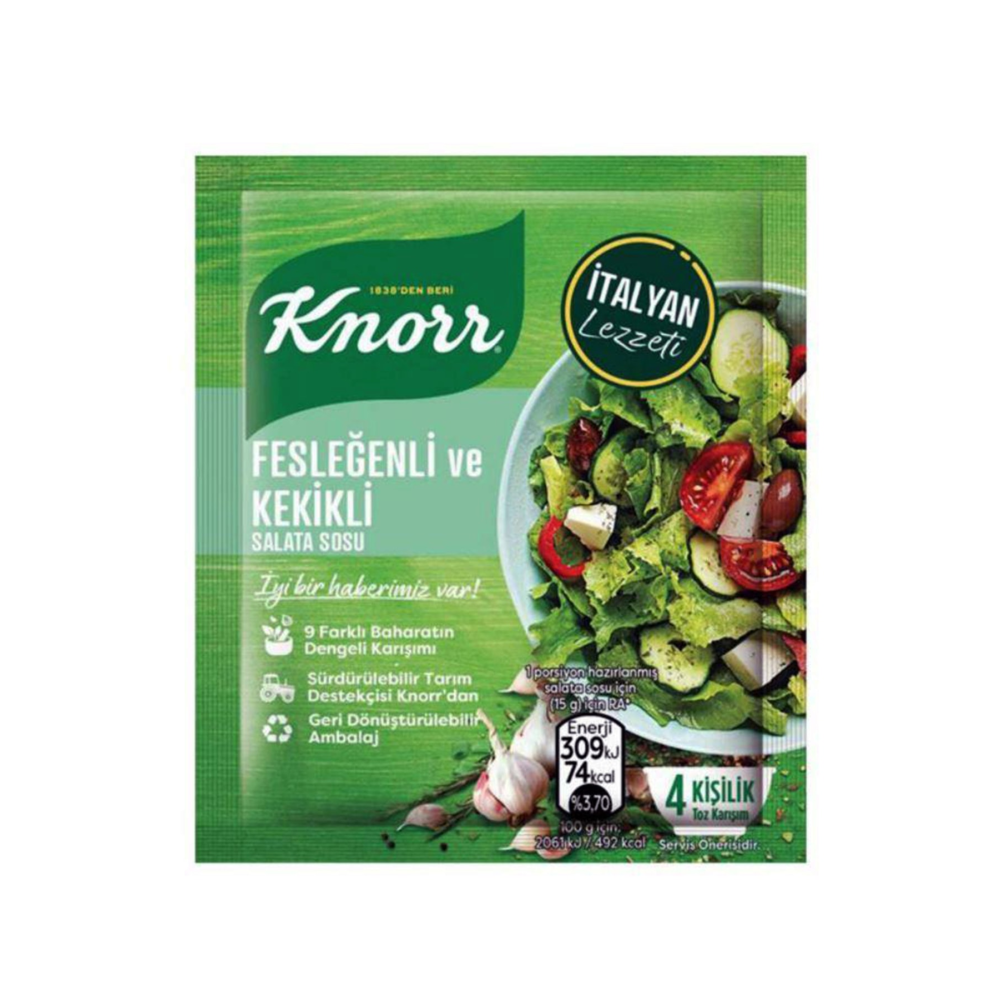 Fesleğenli Ve Kekikli Salata Sosu 5x10 gr