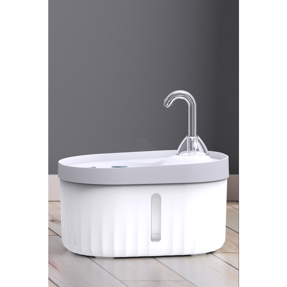 Aquata Otomatik Kedi Köpek Su Pınarı Su Çeşmesi Ultra Sessiz Su Şelalesi Usb Bağlantılı 2,3 Lt 40db