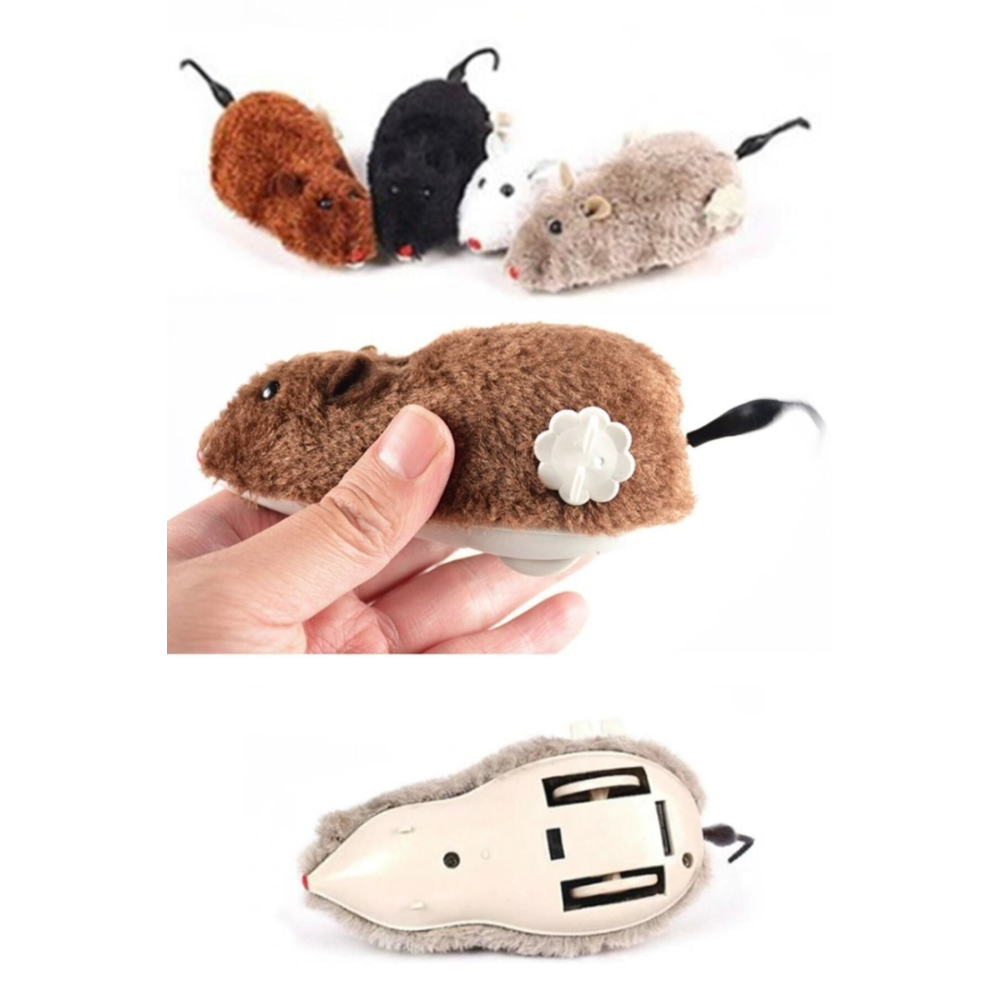 Kurmalı Fare Kedi Oyuncağı Peluş Yaratıcı Oyuncak
