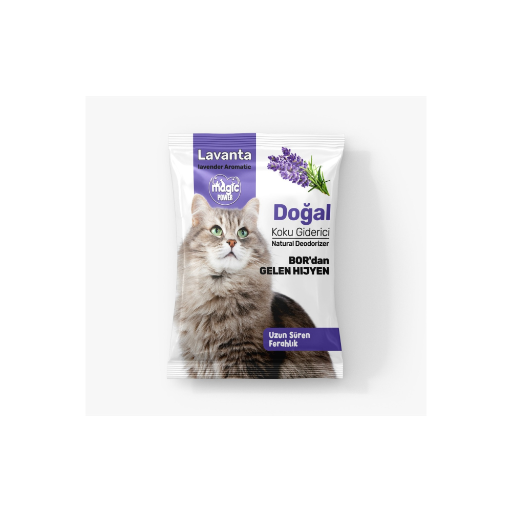 Lavanta Özlü Kedi Kumu Koku Temizleyici 5 Adet