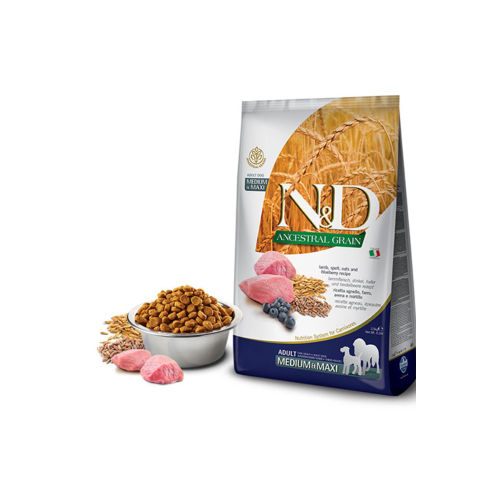 Kuzu Etli Yaban Mersini Düşük Tahıllı Yetişkin Köpek Maması 12 kg