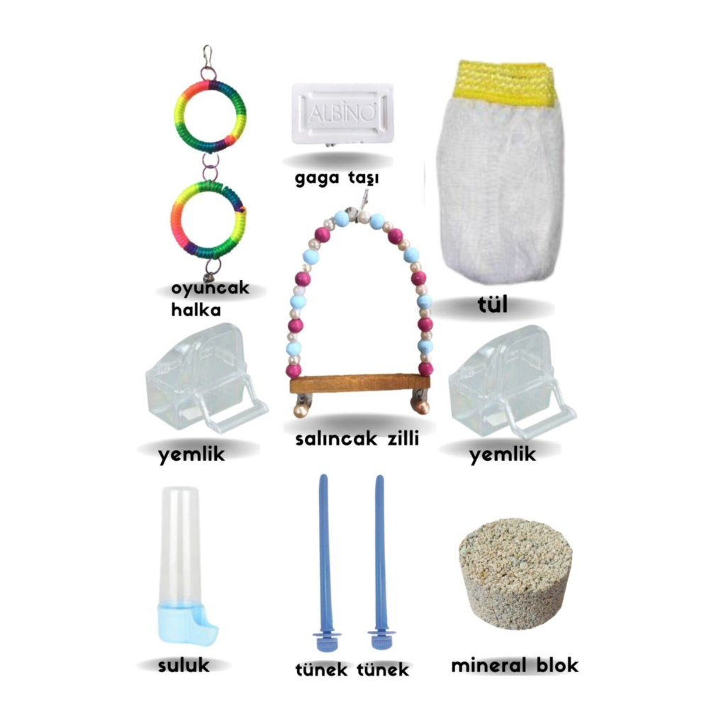 Premium Kuş Kafesi Paketi