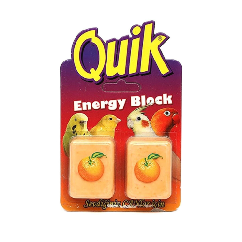 Kuşlar Için Enerji Blok Gaga Taşı Portakallı 2li