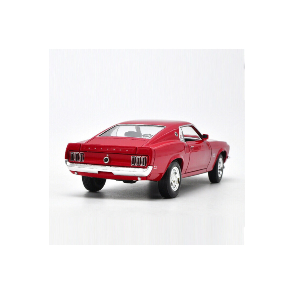 1969 Ford Mustang Boss 429 BORDO 1:24 Model Araba