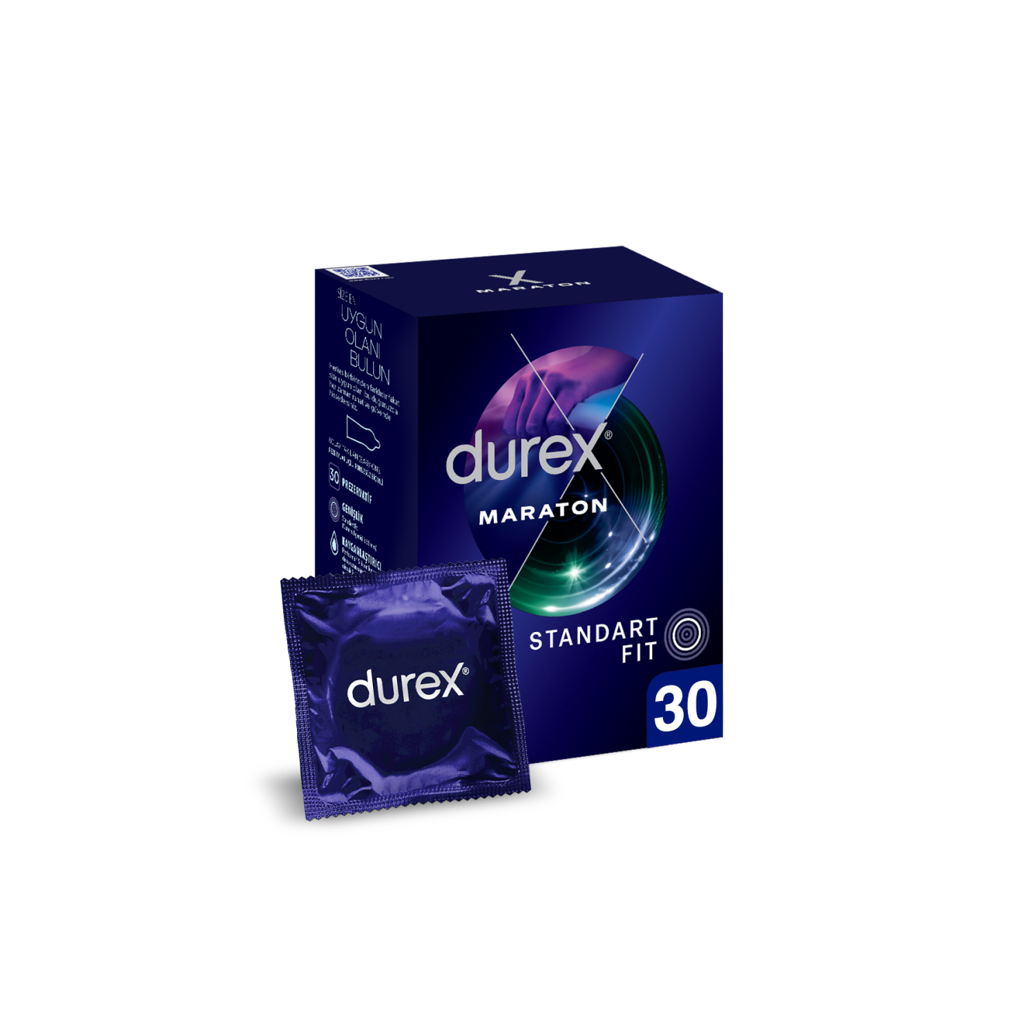 Maraton Standart Fit Geciktiricili Prezervatif 30 Lu