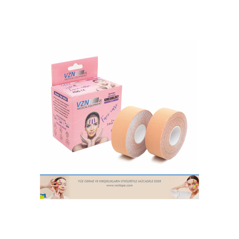 Tape Kinesiology Yüz Için Therapy Cotton Kinesiology