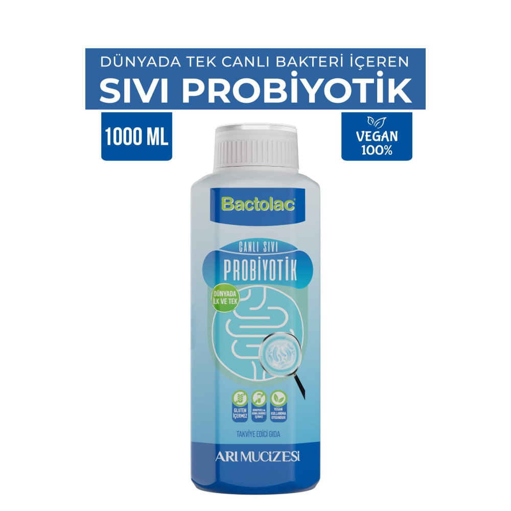 Aktif Probiyotik - 1000 Ml (dünyada Canlı Organizma Içeren Tek Sıvı Probiyotik)