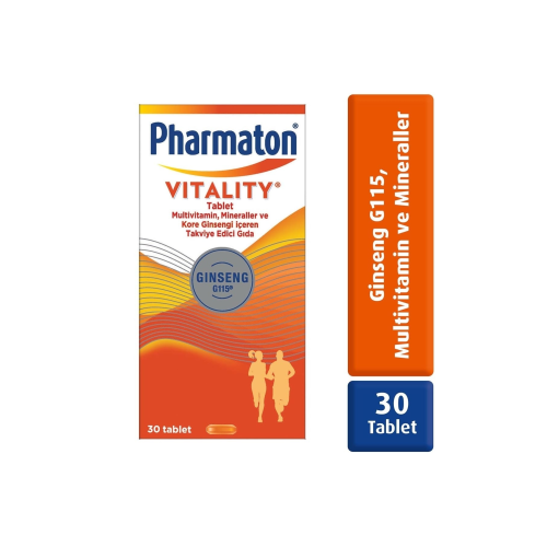Vitality 30 Tablet - Ginseng G115, Multivitamin Ve Mineraller