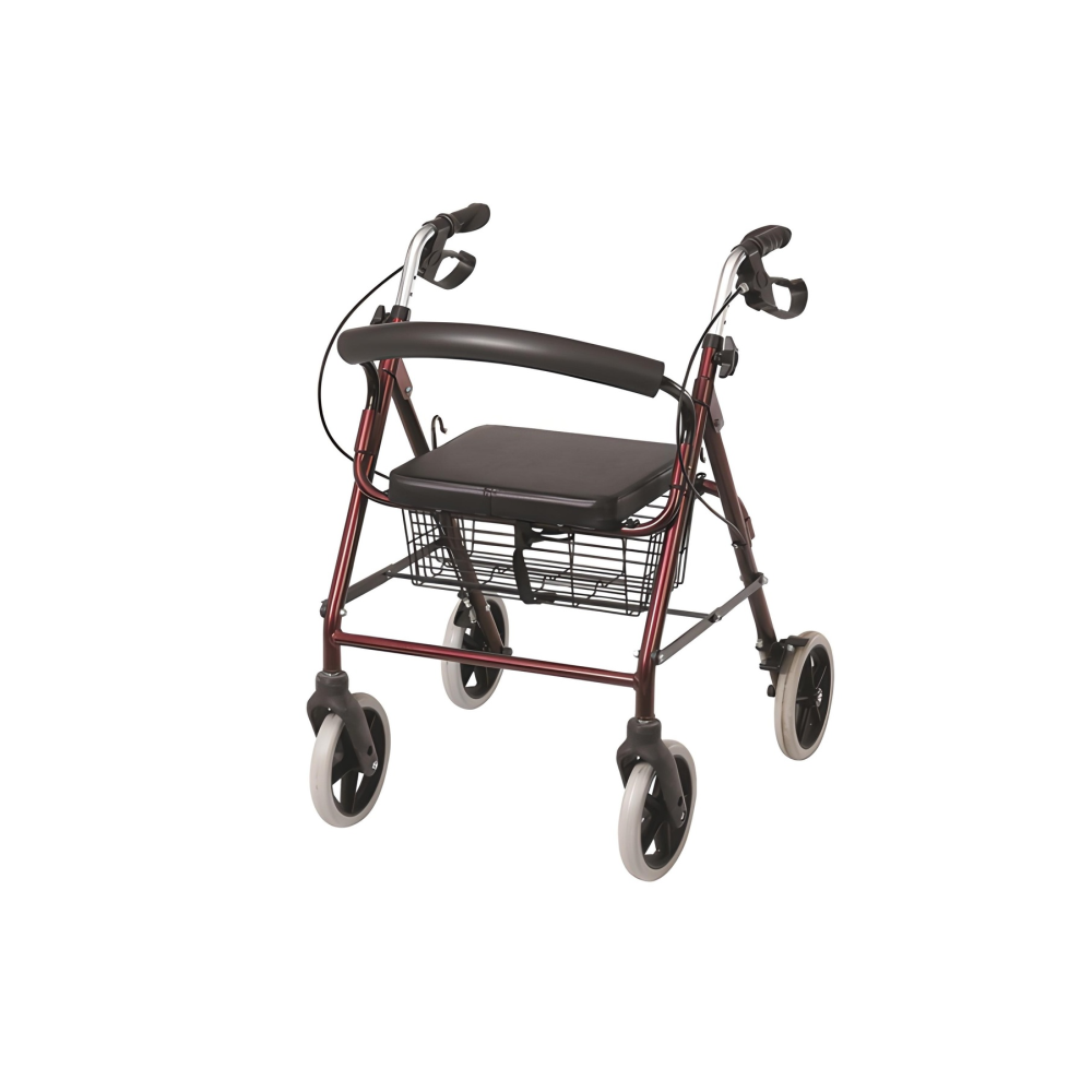 Alüminyum Katlanabilir Rollatör Yürüteç 130 Kg Taşıma Kapasiteli | Lüx 1. Sınıf | 2 Yıl Garanti