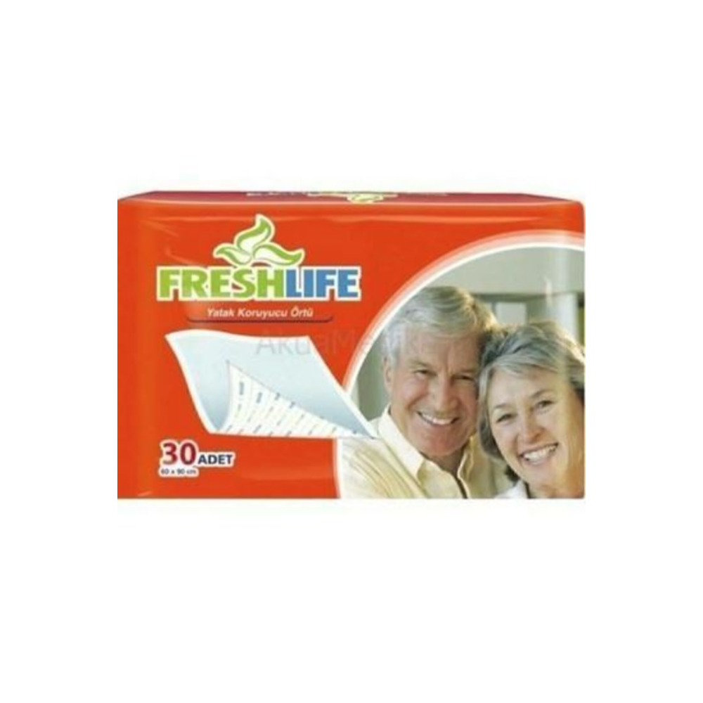 Yatak Koruyucu Örtü Hasta Altı Serme Pedi 60cm×90cm 30lu Paket