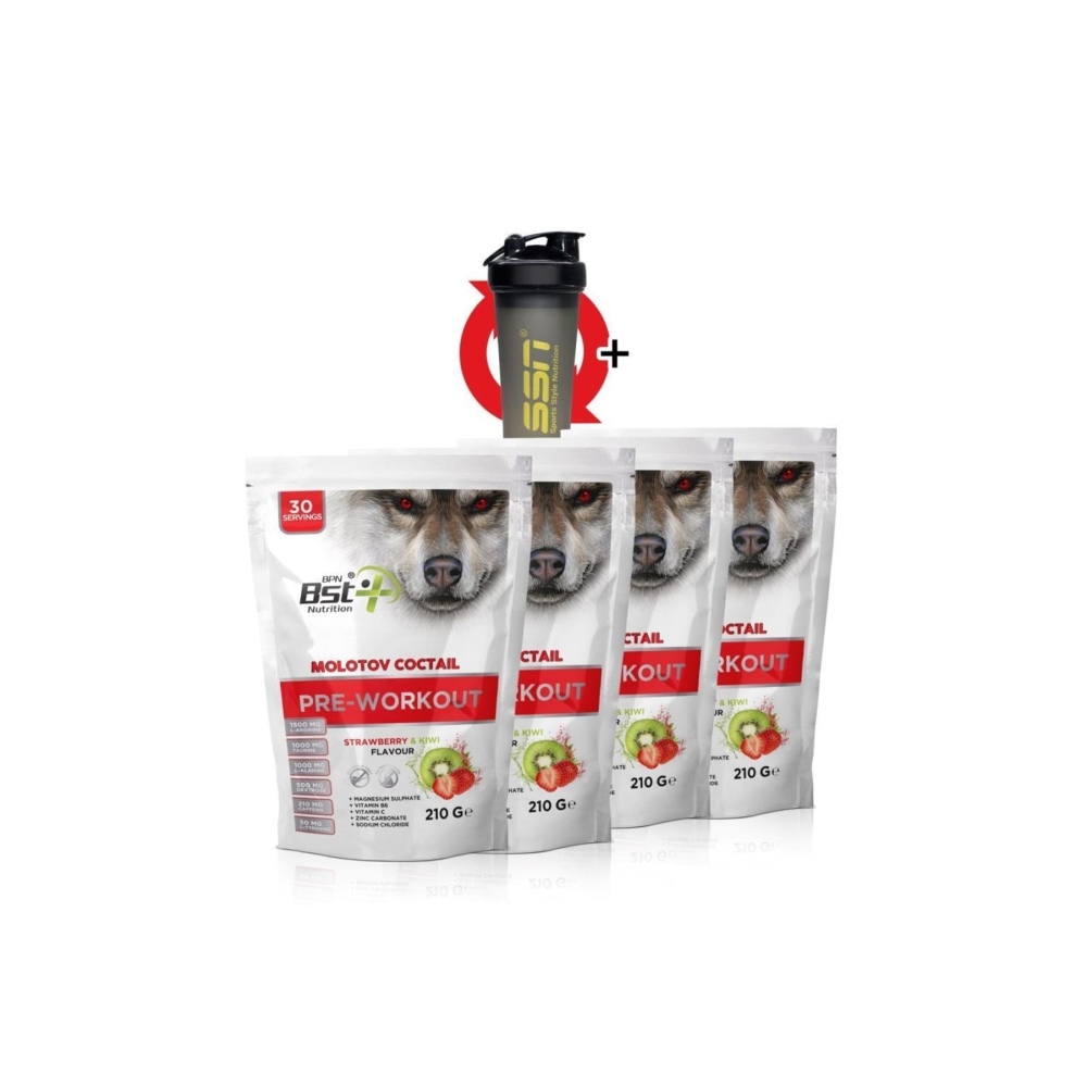 Bpn Eco Molotov Coctail Preworkout 210g Çilek Kivi 4 Lü Paket