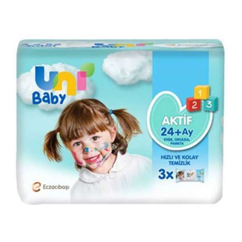 Uni Baby Islak Havlu Aktif 4x52 Adet
