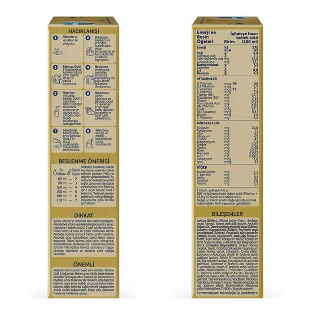 Bebelac Gold 1 Bebek Sütü 350 g