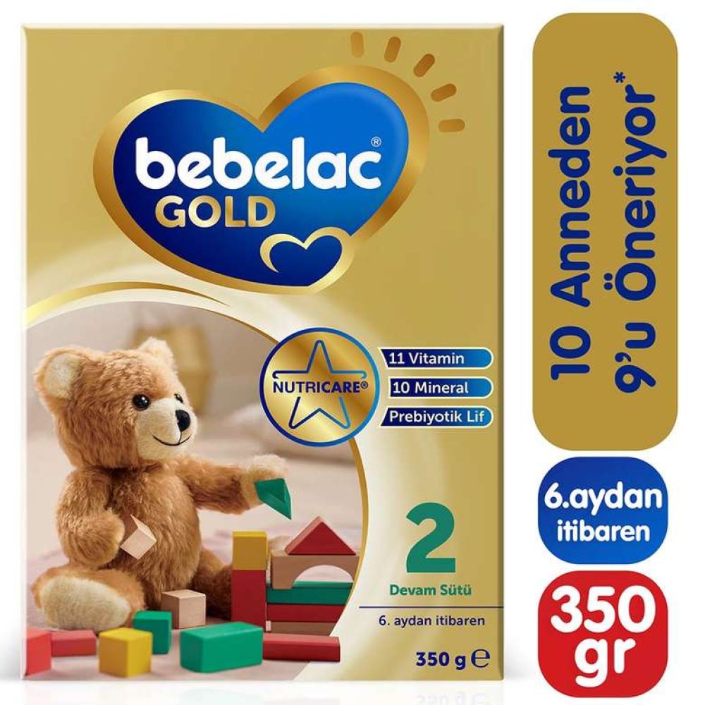 Bebelac Gold 2 Devam Sütü 350 G
