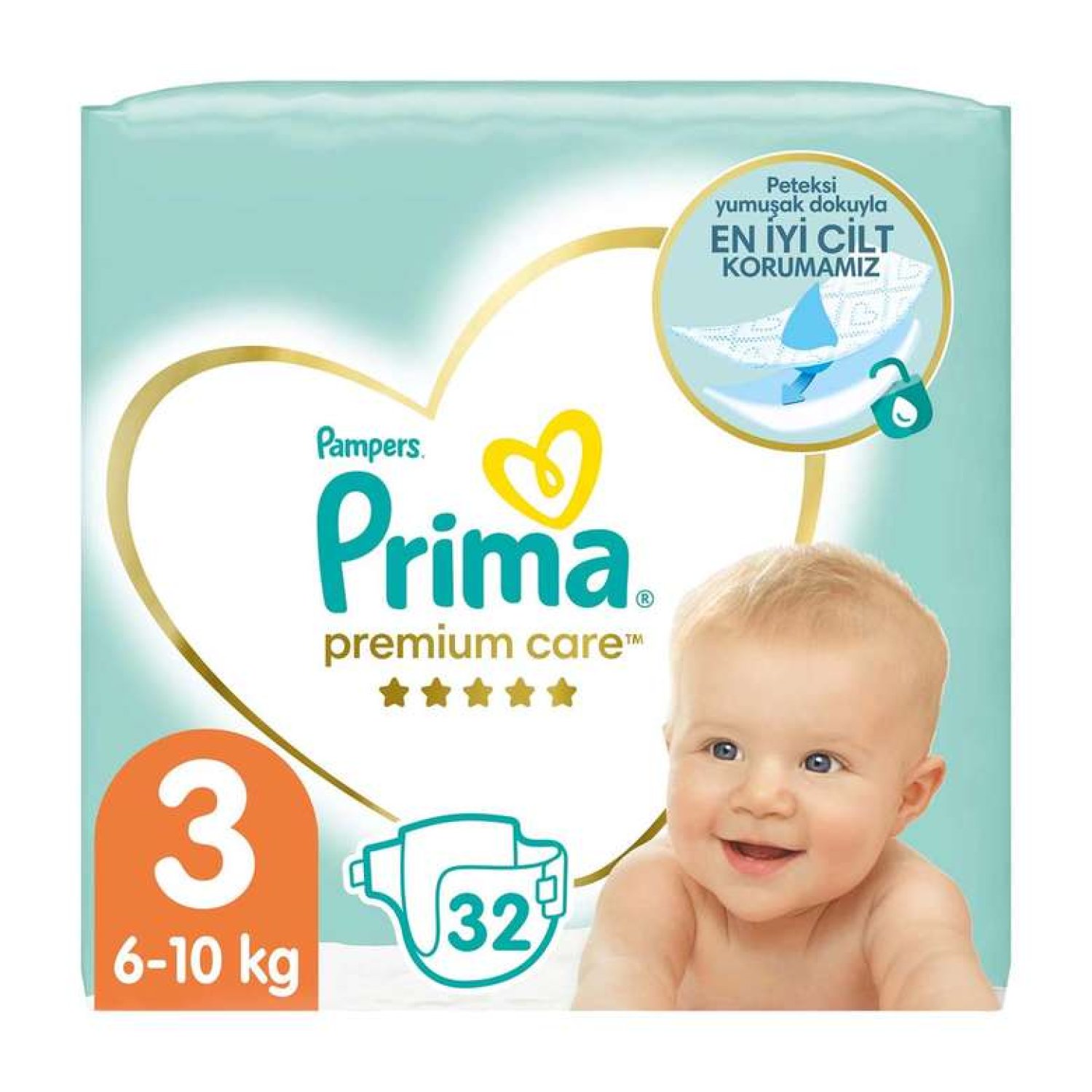 Prima Premium Care Bebek Bezi No:3 Midi 32 Adet  Ekonomik Paket