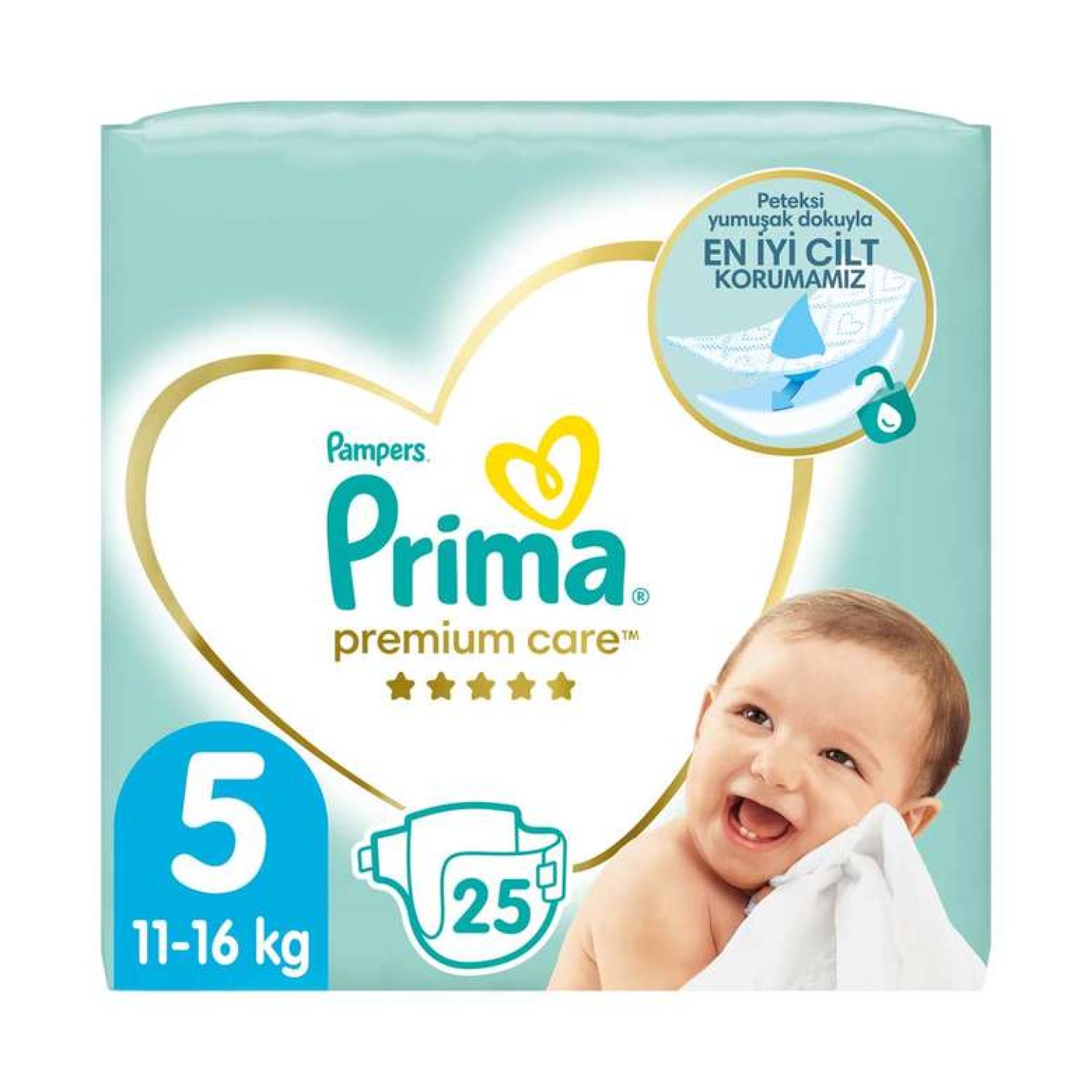 Prima Premium Care Bebek Bezi No:5 Junior 25 Adet  Ekonomik Paket