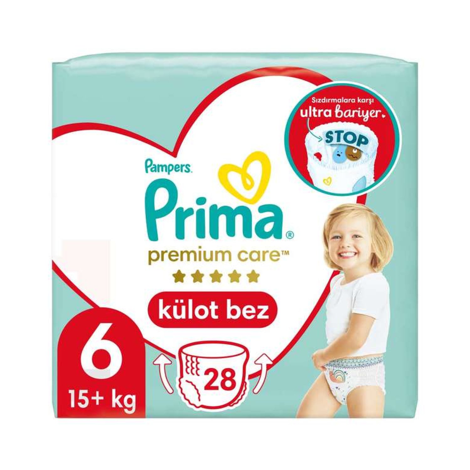 Prima Premium Care Bebek Bezi No:6 XL 28 Adet İkiz Paket