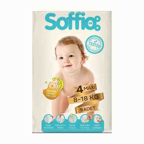 Soffio Bebek Bezi No:4 Maxi 9 Adet