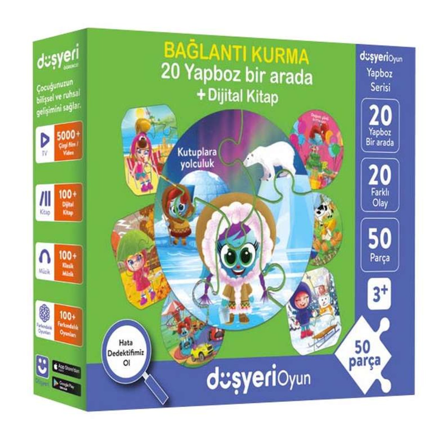 Eşleştirme Yapbozu 50 Parça Bağlantı Kurmak