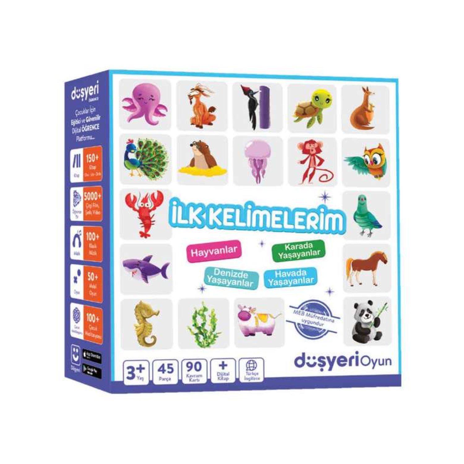 İlk Kelimelerim Kutu Oyunu Mavi