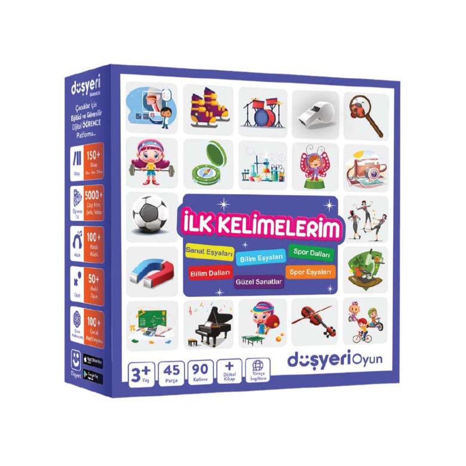 İlk Kelimelerim Kutu Oyunu Sanat Eşyalar